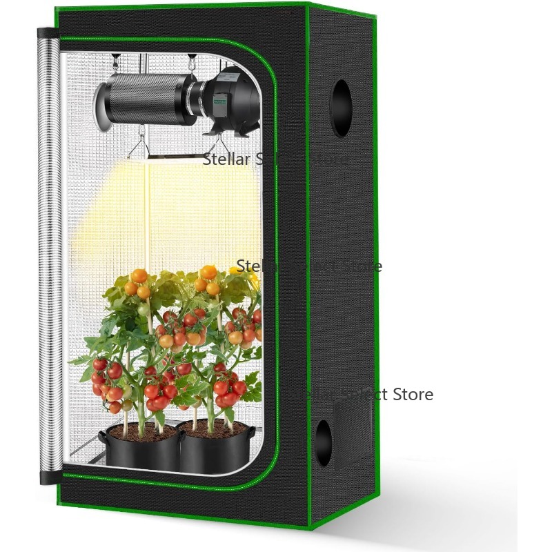 Grow Tent Complete Kit - Kompletny zestaw do budowy dużej szklarni