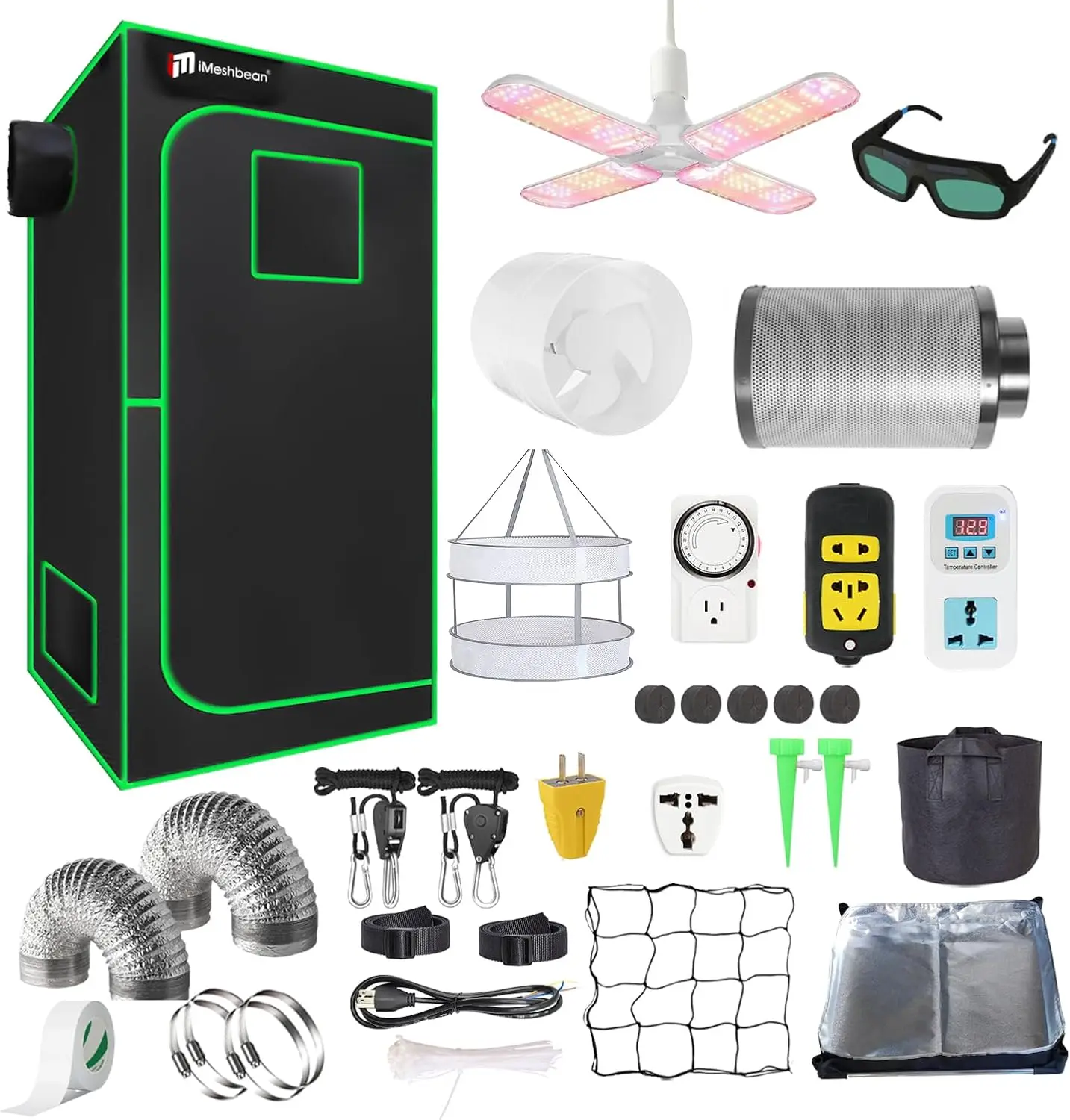 Grow Tent Complete Kit - Zestaw do uprawy w pomieszczeniach 24