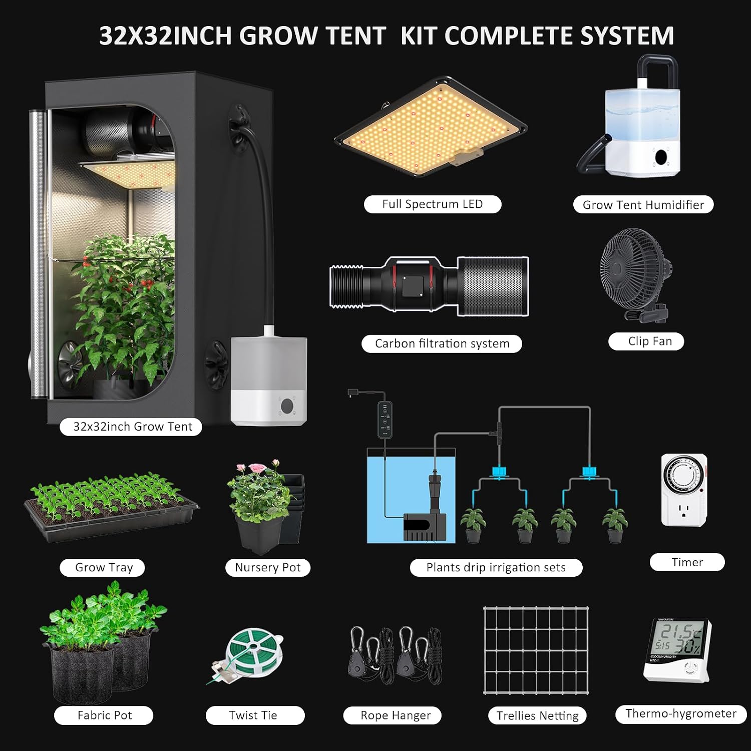 Ulepszony Zestaw Kompletnego Z – Grow Tent Complete Kit recenzja i cena